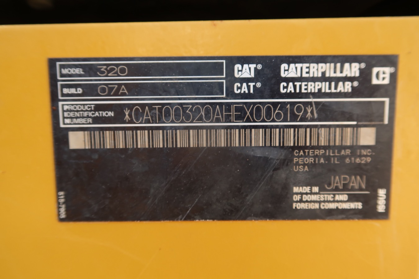 2018 Caterpillar 320 HEX00619 Houston Heavy Machinery